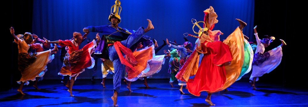 National Dance Theatre Company of Jamaica dancers performing on stage