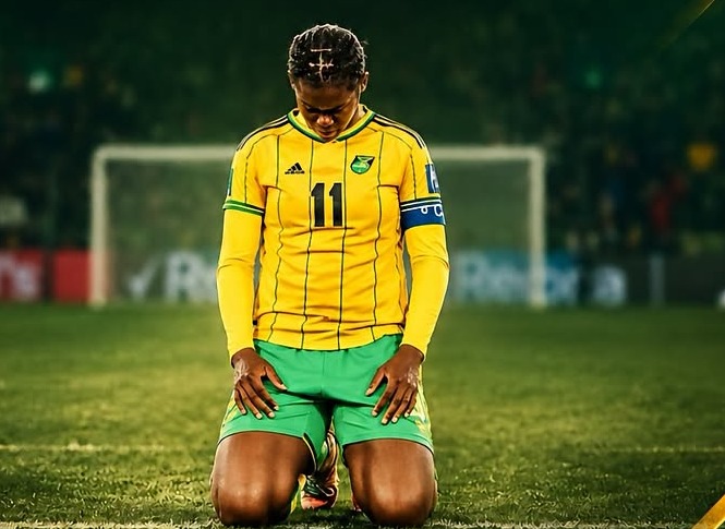 THIRD IN THE WORLD: Bunny Shaw Takes Jamaica Onto the Ballon d’Or Podium (PHOTOS)