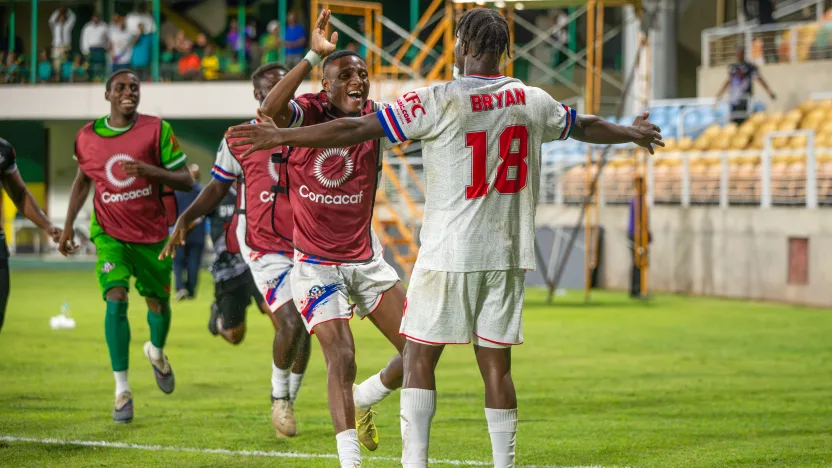 Portmore United vs Violette AC, first leg at Sabina Park
